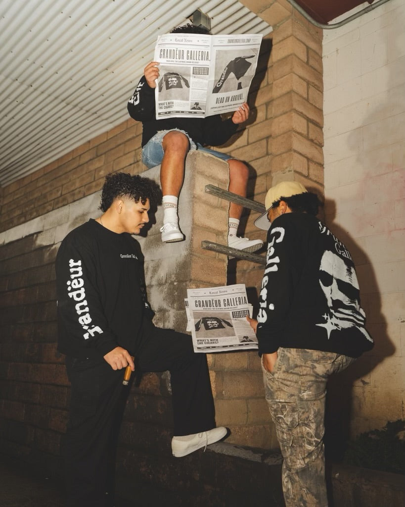 “TWO-FACËD” HAND CROPPED LONG SLEEVE
